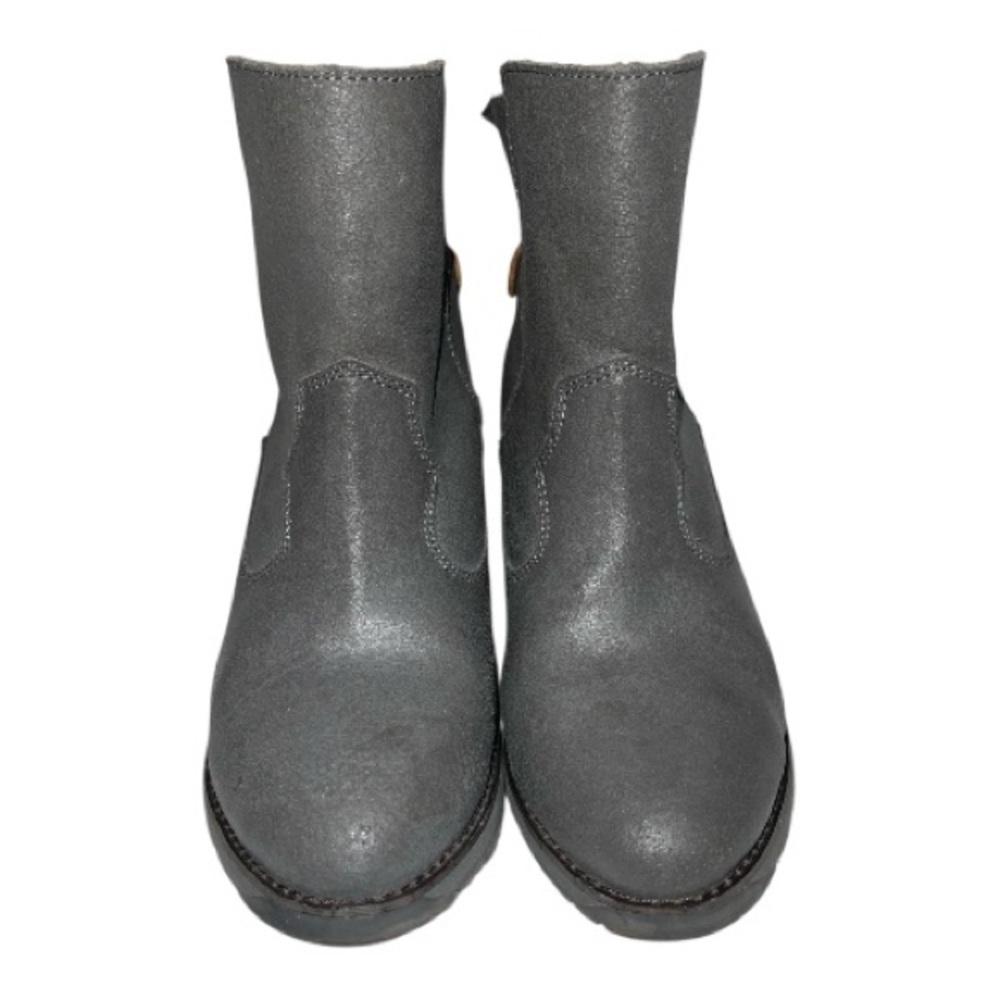 Emu Australia Gembrook Merino Wool Gray Ankle Boots Sz 7 - Picture 1 of 8